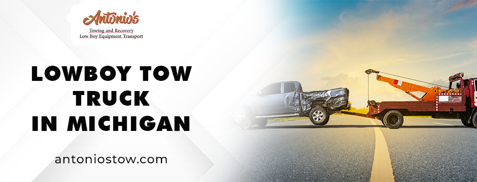 lowboy tow truck in Michigan