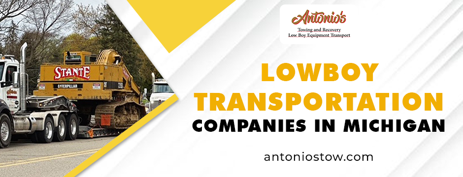 lowboy transportation companies in Michigan