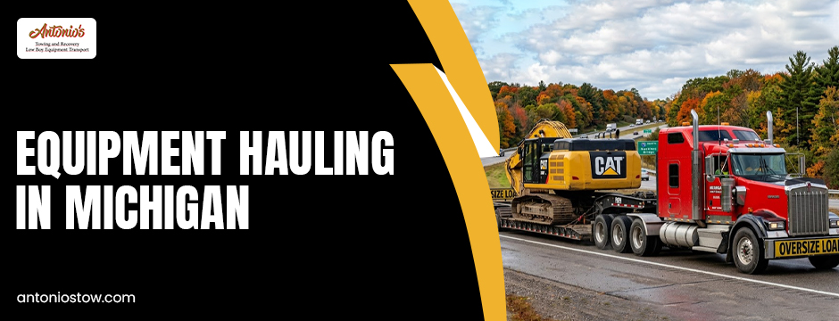 equipment hauling in Michigan